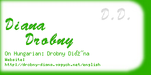 diana drobny business card